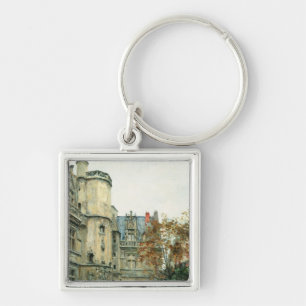 The Courtyard of the Museum of Cluny, c.1878-80 Keychain