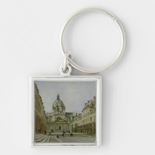 The Courtyard of the Old Sorbonne, 1886 Keychain
