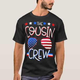 The Cousin Crew Sunglasses 4th of July American Bo T-Shirt