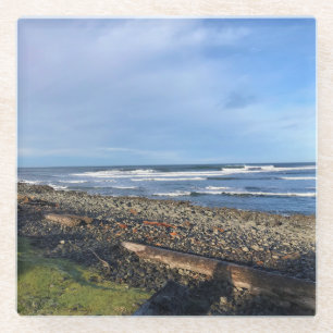 The Cove at Seaside, Oregon Glass Coaster