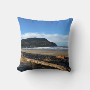 The Cove at Seaside, Oregon Throw Pillow