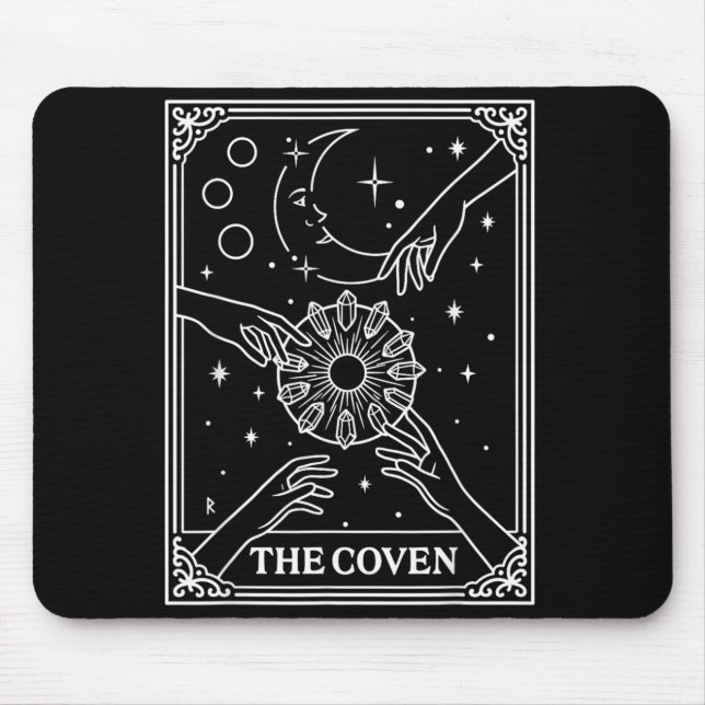 The Coven Bride Bach Crew Wedding Gothic Mouse Pad (Front)