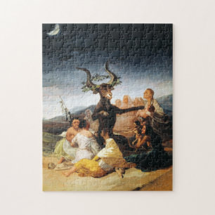 The Coven Francisco José de Goya masterpiece pain Jigsaw Puzzle