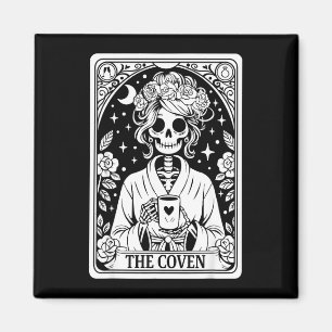 The coven skeleton wedding bachelorette gothic magnet