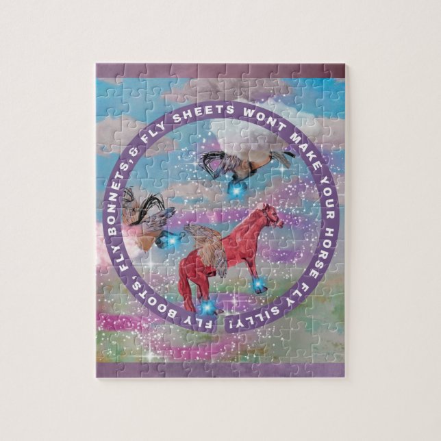 the cover of my kids book "fly boots" jigsaw puzzle (Vertical)