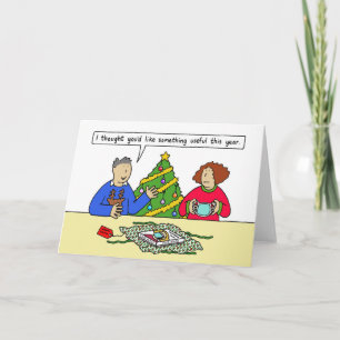 The Covid 19 Face Mask Christmas Gift. Card