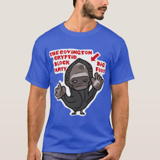 The Covington Cryptid Block Party Bigfoot T-Shirt