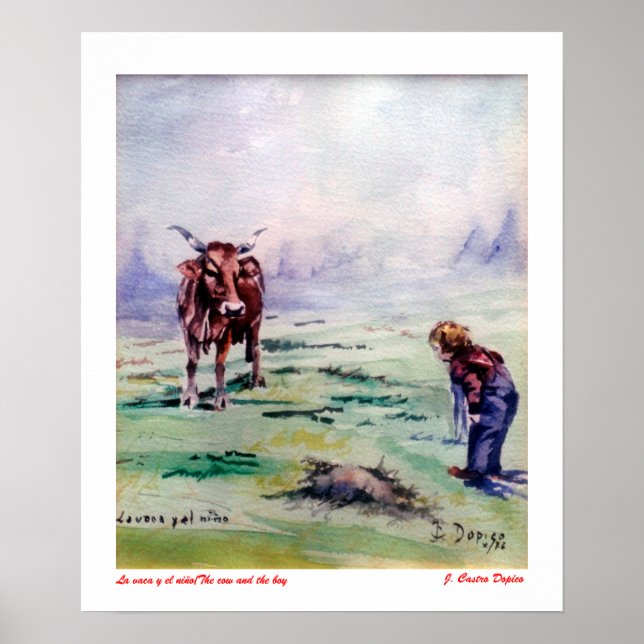 The Cow and the Boy Poster (Front)