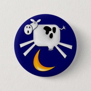 The Cow Jumped Over the Moon 2 Inch Round Button