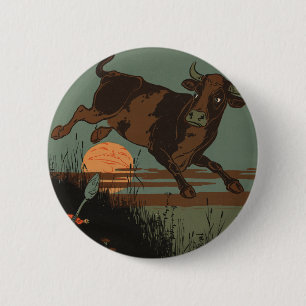 The Cow Jumped Over the Moon 2 Inch Round Button