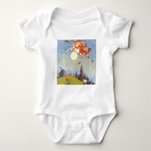 The Cow Jumped Over The Moon Baby Bodysuit