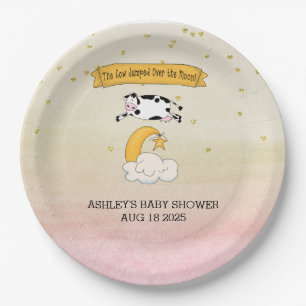  The Cow Jumped Over the Moon Book Theme Paper Pla Plate