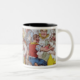 The Cow Pock or the Wonderful Effects Two-Tone Coffee Mug