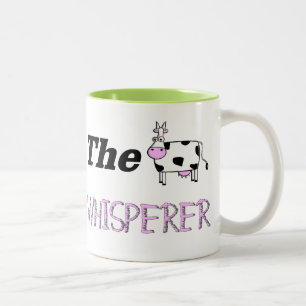 The Cow Whisperer Gifts Two-Tone Coffee Mug