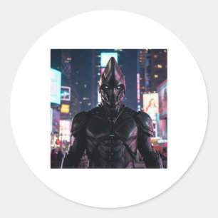 The Cowary Blue Lightning Hunter Sticker