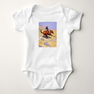 The Cowboy (by Frederic Remington) Baby Bodysuit