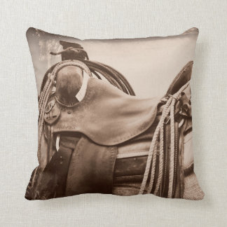 The cowboy collection throw pillow