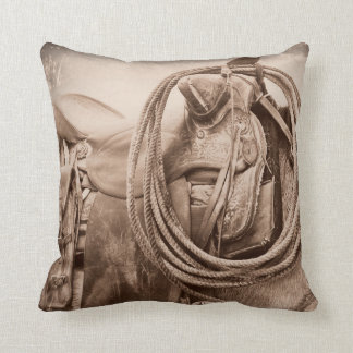 The cowboy collection throw pillow