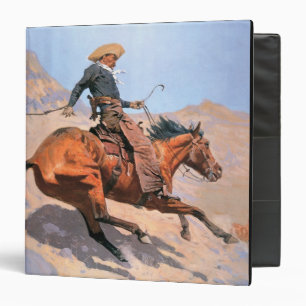 The Cowboy (oil on canvas) Binder