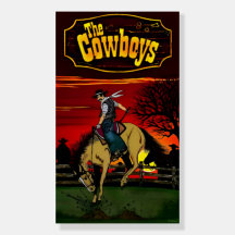"The Cowboys" Foam Boards design.