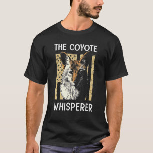 The Coyote Whisperer American Flag T-Shirt