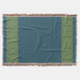 The 'Cozy Catastrophe' Blue Celtic Throw Blanket
