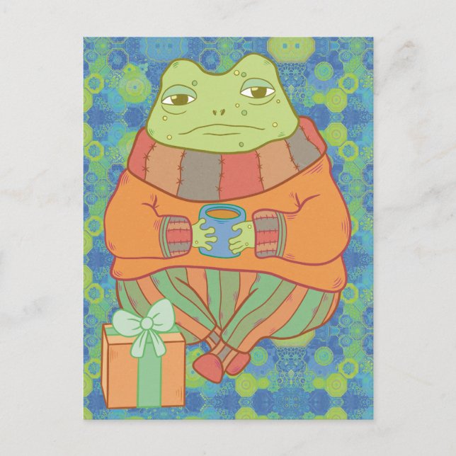The Cozy Frog Postcard (Front)