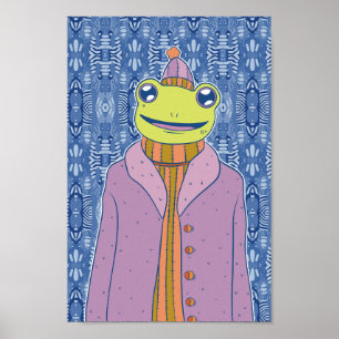 The Cozy Frog Poster