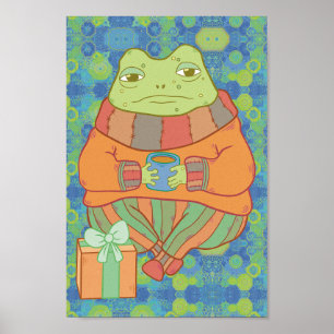 The Cozy Frog Poster