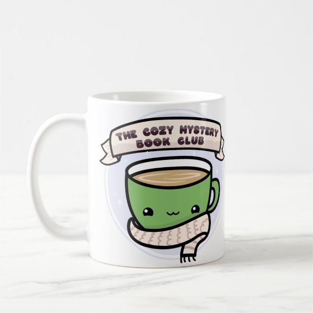 The Cozy Mystery Book Club Coffee Mug (Left)