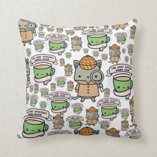 The Cozy Mystery Book Club Pillow