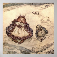 “The Crab and His Mother” by Arthur Rackham