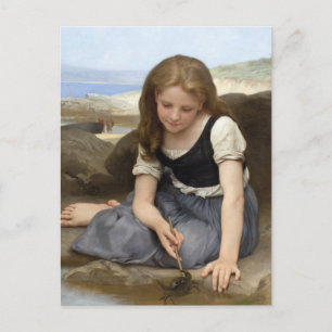 The Crab by William-Adolphe Bouguereau Postcard