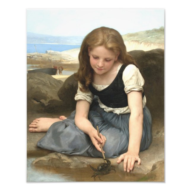 The crab by William Bouguereau Photo Print (Front)