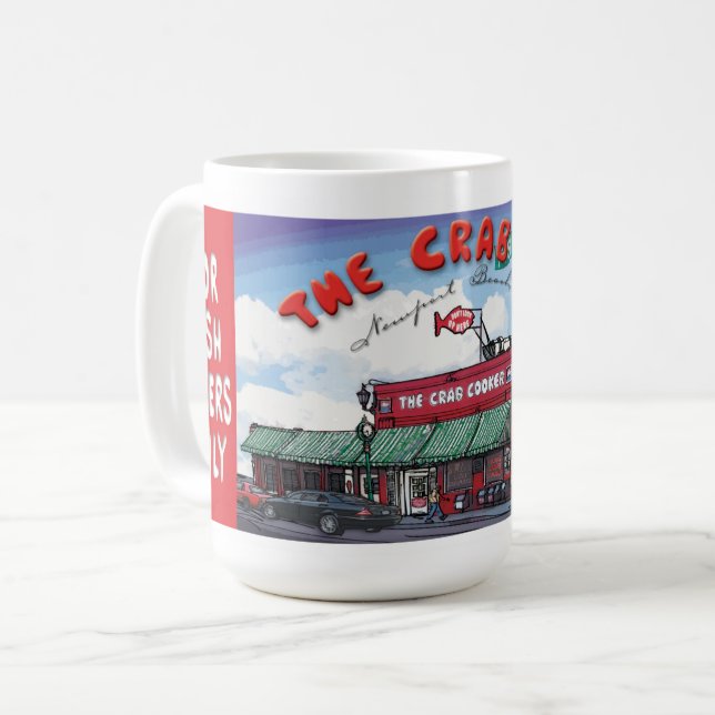 The Crab Cooker Mug (Front Left)