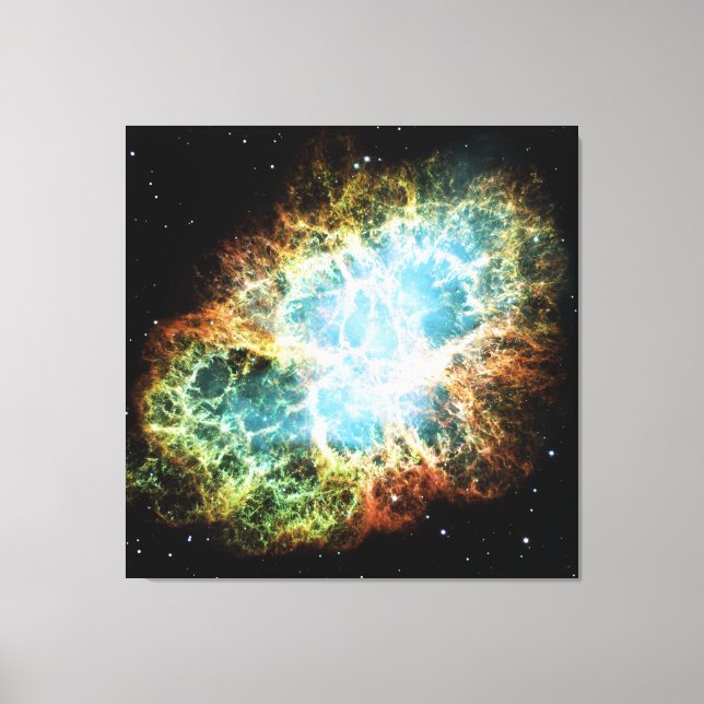 The Crab Nebula M1 NGC 1952 Taurus A Canvas Print (Front)