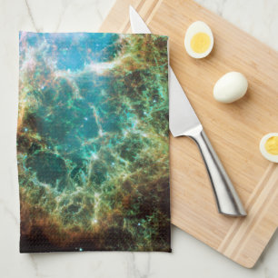 The Crab Nebula Space Photo Kitchen Towel