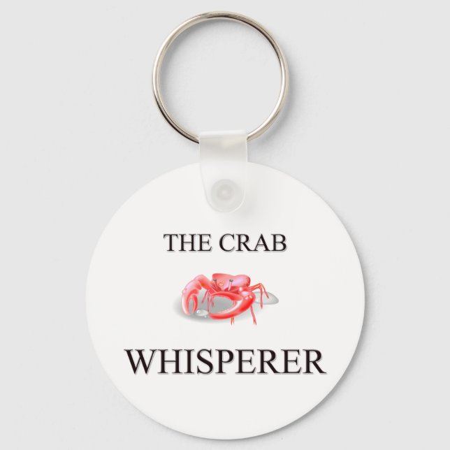 The Crab Whisperer Keychain (Front)