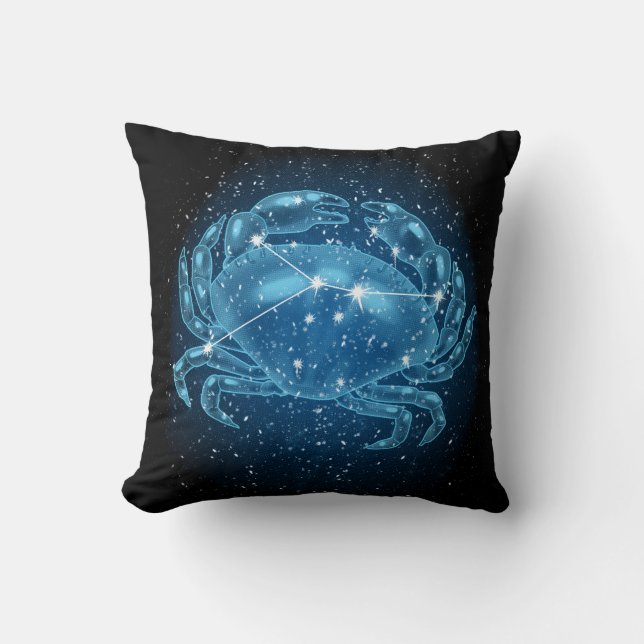 The Crabbiest Stars Throw Pillow (Front)
