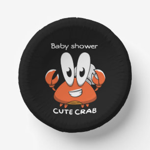The Crabtastic Cutie Paper Plate