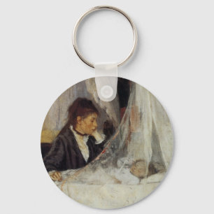 The Cradle by Berthe Morisot Keychain