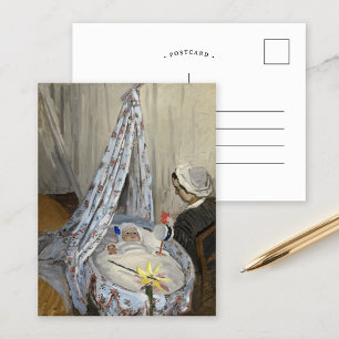 The Cradle   Claude Monet Postcard