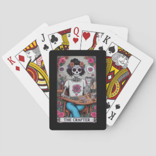 The Crafter Skeleton Women Tarot Poker Cards