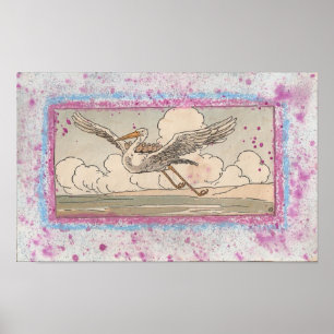 The Crane Helps the Sparrows Poster