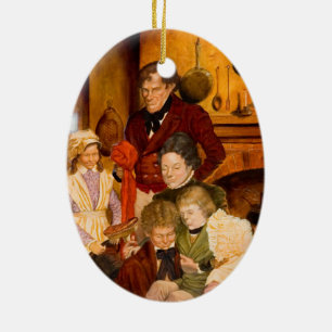 The Cratchit Family Ceramic Ornament