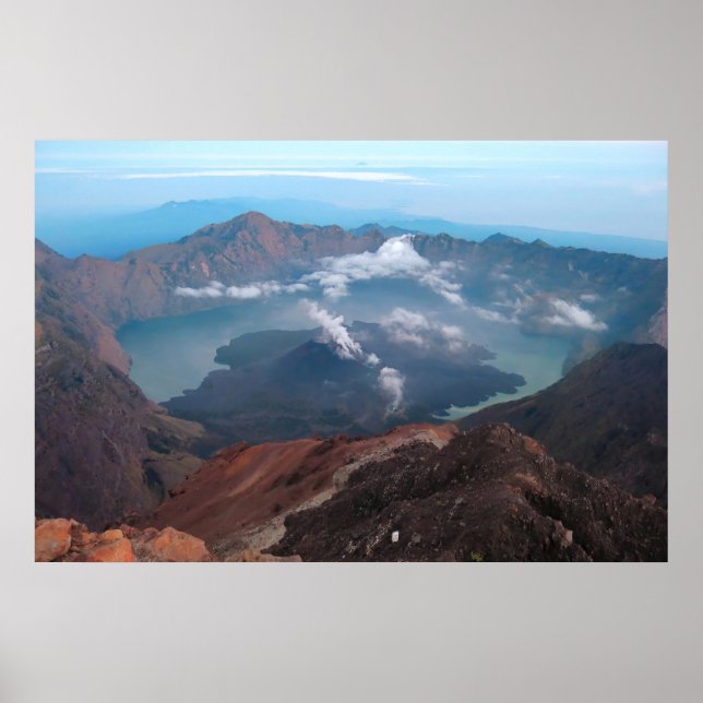 The Crater of Rinjani Poster (Front)