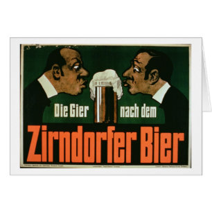 'The Craving for the Zirndurfer Beer' (colour lith