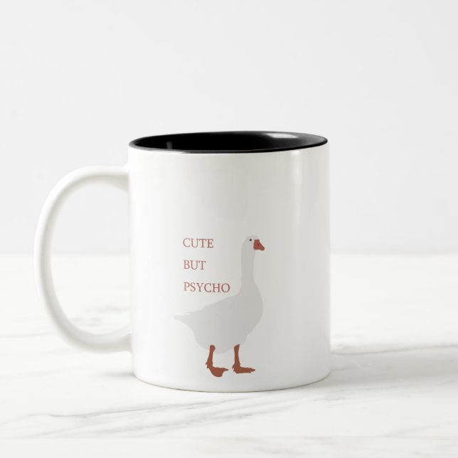 The Crazy Goose Two-Tone Coffee Mug (Left)