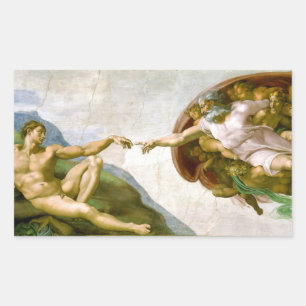 The Creation of Adam by Michelangelo Sticker