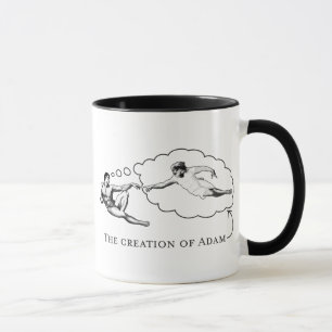 The Creation of Adam (god) Mug